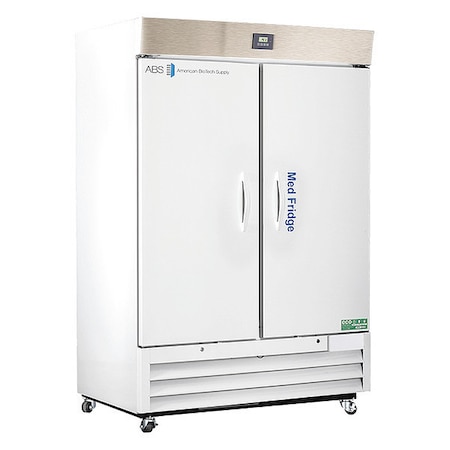 American Biotech Supply Refrigerator, Two Solid Door, 49 cu.ft., 7A PH-ABT-HC-49S
