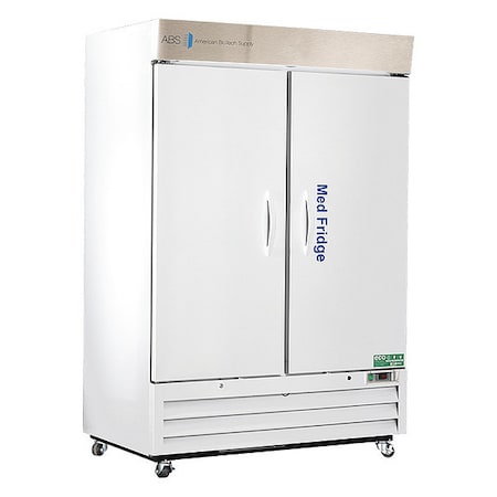 American Biotech Supply Refrigerator, Two Solid Door, 49 cu.ft., 7A PH-ABT-HC-S49S