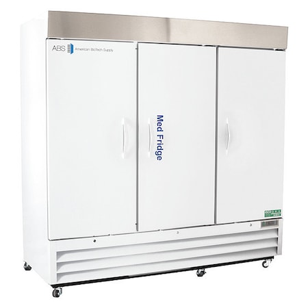 American Biotech Supply Refrigerator, Three Solid Door, 72 cu. ft. PH-ABT-HC-S72S