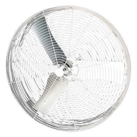 Dayton Corrosion Resistant Industrial Fan, Ceiling, IBeam, Wall Mount, 36 in Blade Dia, 115/230V 36B8WN-G