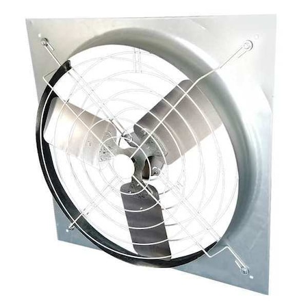 Dayton Air Circulator, Ceiling, IBeam, Pedestal, Wall Mount, 24 in Blade Dia, 115/230V, Non-Oscillating 24P4G-13-G