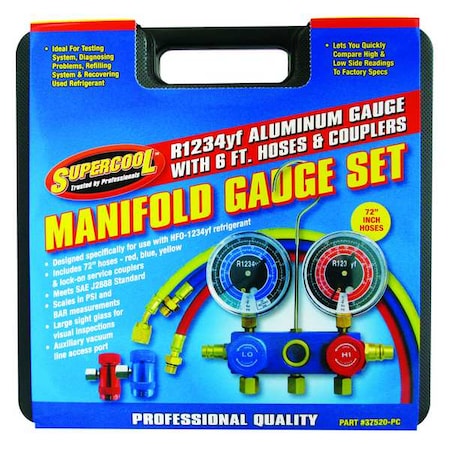 Supercool Mechanical Manifold Gauge Set, Type Auto 37520-PC