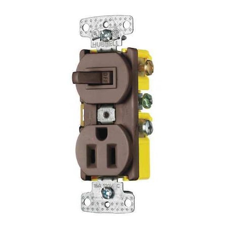 Bryant Combination Device, Brown, 120VAC/125VDC BRYRC108