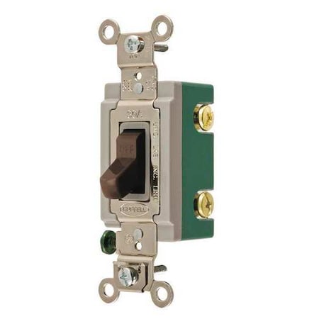Bryant Wall Switch, Brown, 30A, 1-Pole Switch, 2 HP 3001