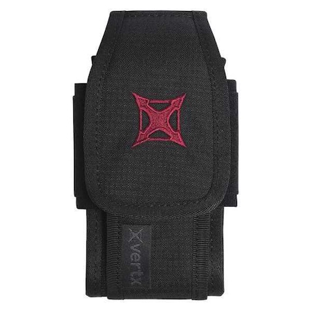 Vertx Phone/Radio Pouch, CORDURA(R), Black, Universal, Hook-and-Loop, Snap F1 VTX5140