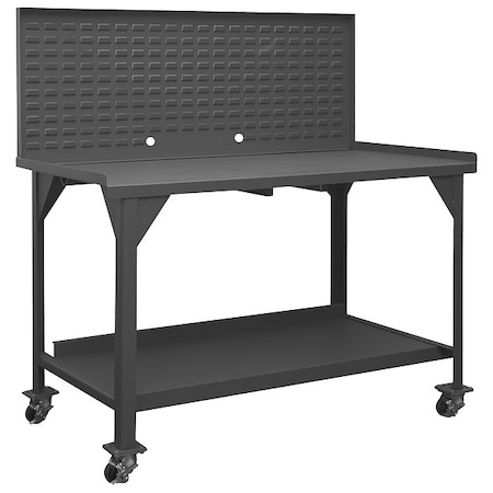 Durham Mfg Mobile Workbench, 4000 lb., 36 inL, 60 inW DWBM-3660-BE-LP-95