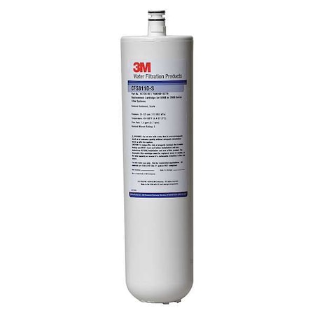 3M Aqua-Pure Quick Connect Filter, 1.5 gpm, 5 Micron, 3.19" O.D., 20 in H 5572003