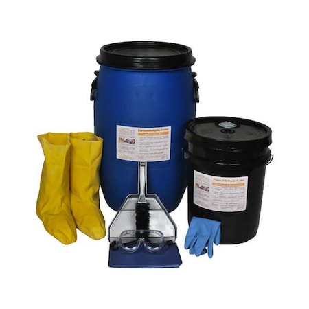 Formaldehyde Eater Neutralizing Spill Kit, 15 gal., Granular 6901-015