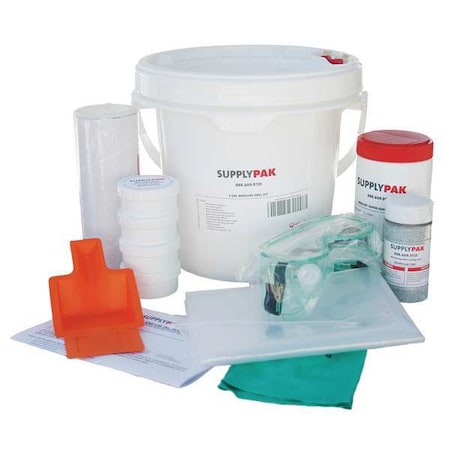 Supplypak Mercury Spill Kit, 2 gal. SUPPLY-225