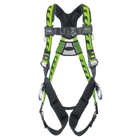 Miller AirCore(TM) Full Body Harness, 2XL/3XL, 400 lb., Quick-Connect Chest/ Quick-Connect Leg Straps ACA-QC-D2/3XLGN