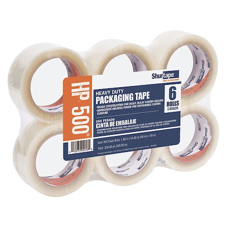 Shurtape Carton Sealing Tape, Clear, 48mm W, PK36 207831