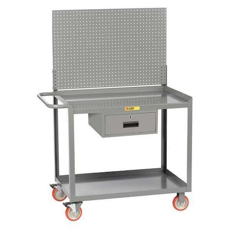 Little Giant Mobile Workstation, 59-1/2" H x 53-1/2" L MW2448-5TL-DRPB