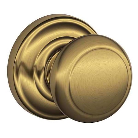 Schlage Knob Lockset, Mechanical, Dummy, Grd. 2 F170 AND 609 AND