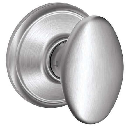 Schlage Satin Chrome Passage Knob Lockset, Siena F10 SIE 626