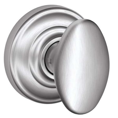 Schlage Satin Chrome Passage Knob Lockset, Siena/Andover F10 SIE 626 AND