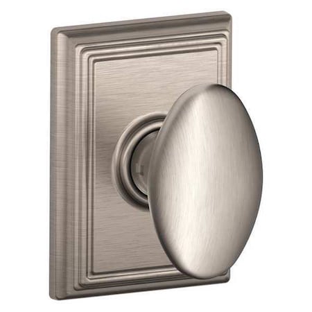 Schlage Satin Nickel Dummy Knob Lockset, Siena/Addison F170 SIE 619 ADD