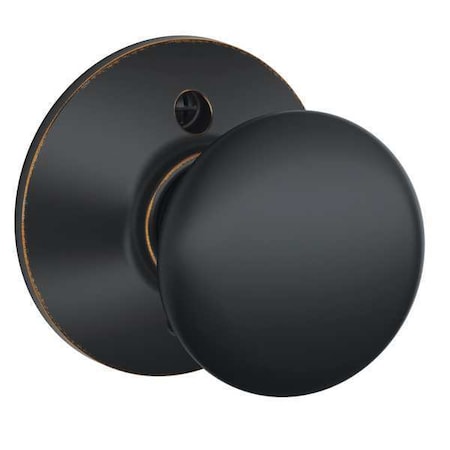 Schlage Antique Bronze Dummy Knob Lockset, Plymouth F170 PLY 716