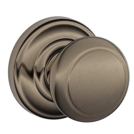 Schlage Antique Pewter Dummy Knob Lockset, Andover/Andover F170 AND 620 AND
