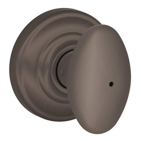 Schlage Oil Rubbed Bronze Privacy Knob Lockset, Siena/Andover F40 SIE 613 AND