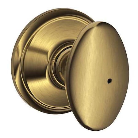 Schlage Knob Lockset, Mechanical, Privacy, Grd. 2 F40 SIE 609