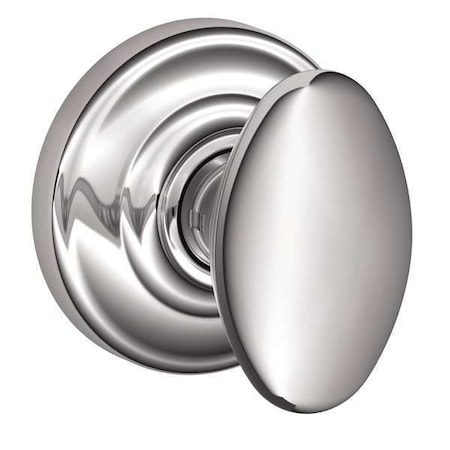 Schlage Chrome Dummy Knob Lockset, Siena/Andover F170 SIE 625 AND
