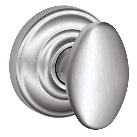 Schlage Satin Chrome Dummy Knob Lockset, Siena/Andover F170 SIE 626 AND