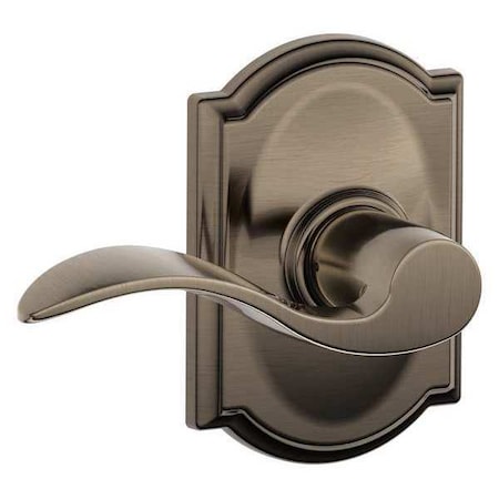 Schlage Lever Lockset, Mechanical, Passage, Grd. 2 F10 ACC 620 CAM