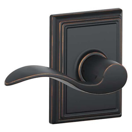 Schlage Lever Lockset, Mechanical, Passage, Grd. 2 F10 ACC 716 ADD