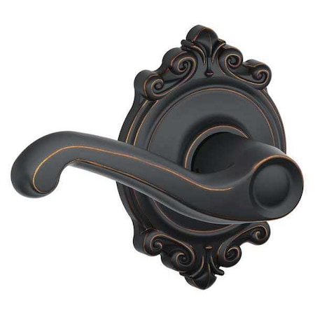 Schlage Antique Bronze Passage Lever Lockset, Flair/Brookshire F10 FLA 716 BRK