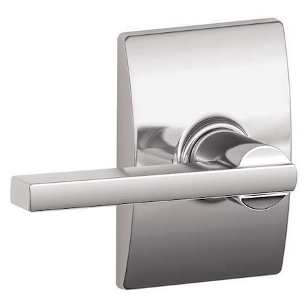 Schlage Bright Chrome Passage Lever Lockset, Latitude/Century F10 LAT 625 CEN