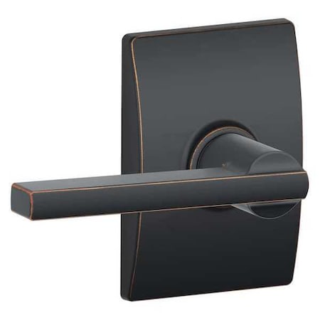 Schlage Lever Lockset, Mechanical, Passage, Grd. 2 F10 LAT 716 CEN