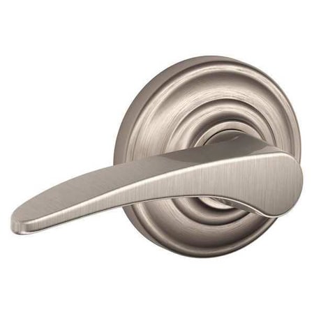 Schlage Satin Nickel Passage Lever Lockset, Manhattan/Andover F10 MNH 619 AND