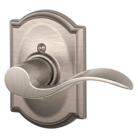 Schlage Satin Nickel Dummy Lever Lockset, Accent/Camelot, Right Hand F170 ACC 619 CAM RH