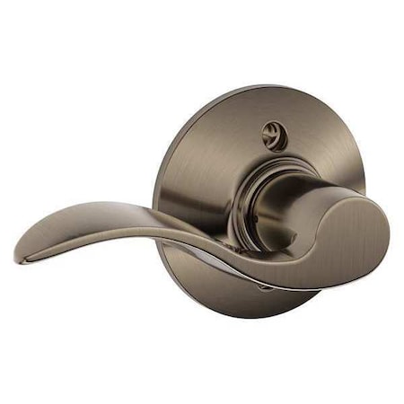 Schlage Antique Pewter Dummy Lever Lockset, Accent, Right Hand F170 ACC 620 RH