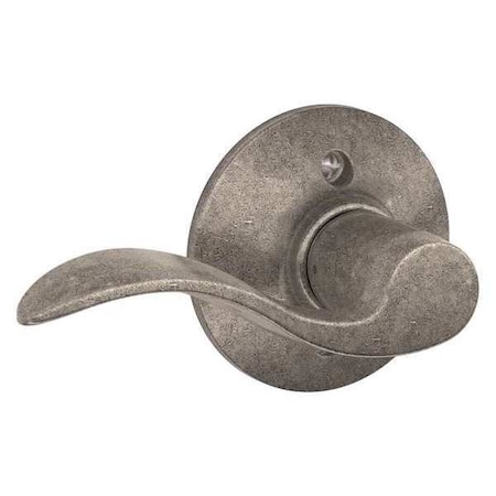Schlage Antique Nickel Dummy Lever Lockset, Accent, Right Hand F170 ACC 621 RH