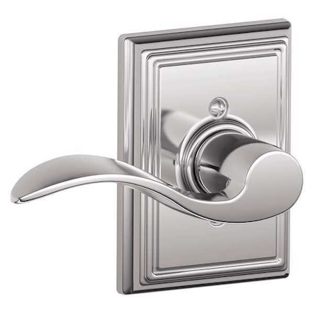 Schlage Bright Chrome Dummy Lever Lockset, Accent/Addison, Right Hand F170 ACC 625 ADD RH