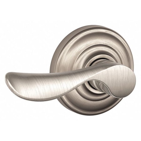 Schlage Satin Nickel Dummy Lever Lockset, Champagne/Andover, Left Hand F170 CHP 619 AND LH