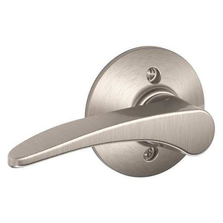 Schlage Satin Nickel Dummy Lever Lockset, Manhattan, Left Hand F170 MNH 619 LH