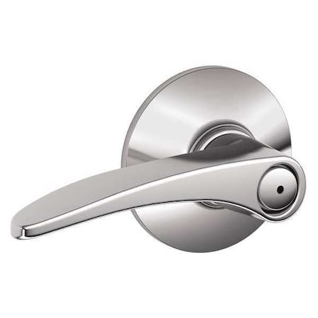Schlage Bright Chrome Privacy Lever Lockset, Manhattan F40 MNH 625