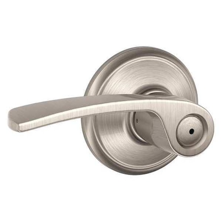 Schlage Satin Nickel Privacy Lever Lockset, Merano F40 MER 619