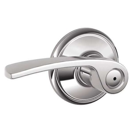 Schlage Lever Lockset, Mechanical, Privacy, Grd. 2 F40 MER 625