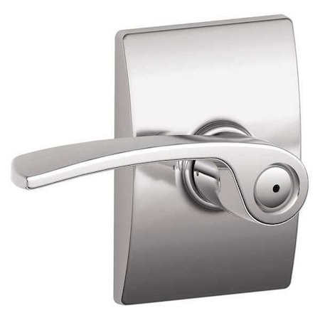 Schlage Lever Lockset, Mechanical, Privacy, Grd. 2 F40 MER 625 CEN