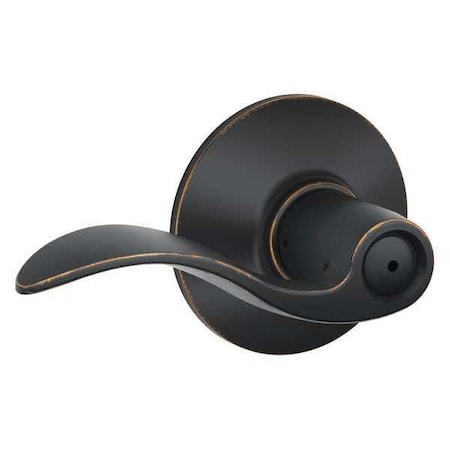 Schlage Lever Lockset, Mechanical, Privacy, Grd. 2 F40 ACC 716