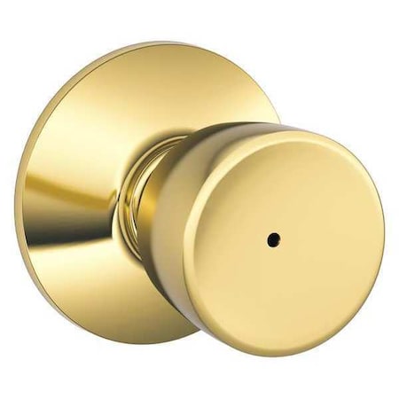 Schlage Knob Lockset, Mechanical, Privacy, Grd. 2 F40 BEL 605