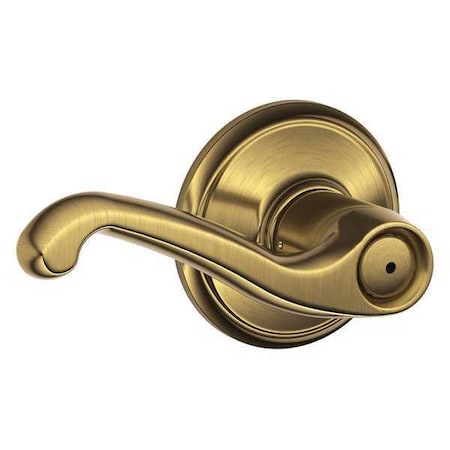 Schlage Lever Lockset, Mechanical, Privacy, Grd. 2 F40 FLA 609