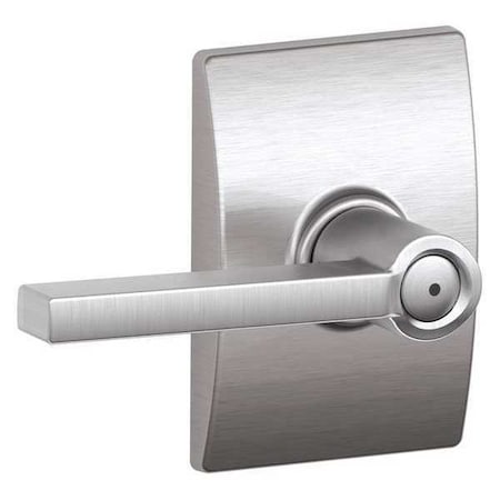 Schlage Lever Lockset, Mechanical, Privacy, Grd. 2 F40 LAT 626 CEN