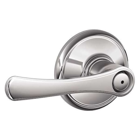 Schlage Bright Chrome Privacy Lever Lockset, Avila F40 VLA 625