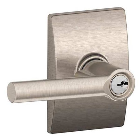 Schlage Lever Lockset, Mechanical, Entrance, Grd. 2 F51A BRW 619 CEN
