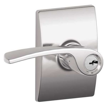 Schlage Lever Lockset, Mechanical, Entrance, Grd. 2 F51A MER 625 CEN