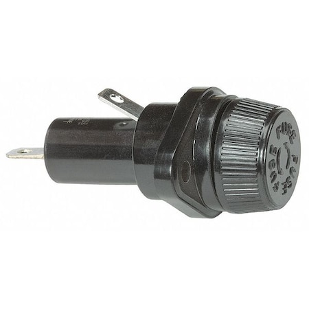 Eaton Bussmann Fuse Holder, 0 to 15A Amp Range, 600V AC Volt Rating, 1 Poles, Quick Connect HPS-EE